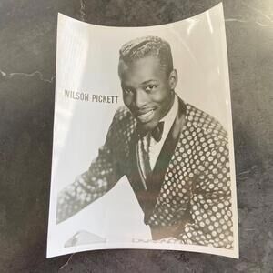 Wilson Pickett Portrait Headshot Vintage Photograph 8x10 (B86)
